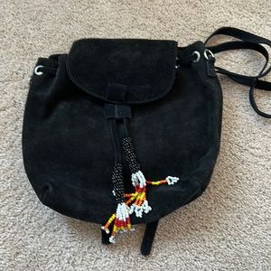 ZARA Leather backpack and shoulder bag